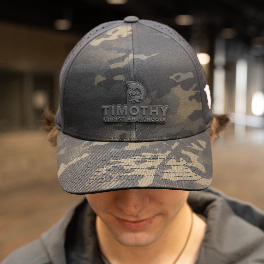 Camo Hat with Official Logo