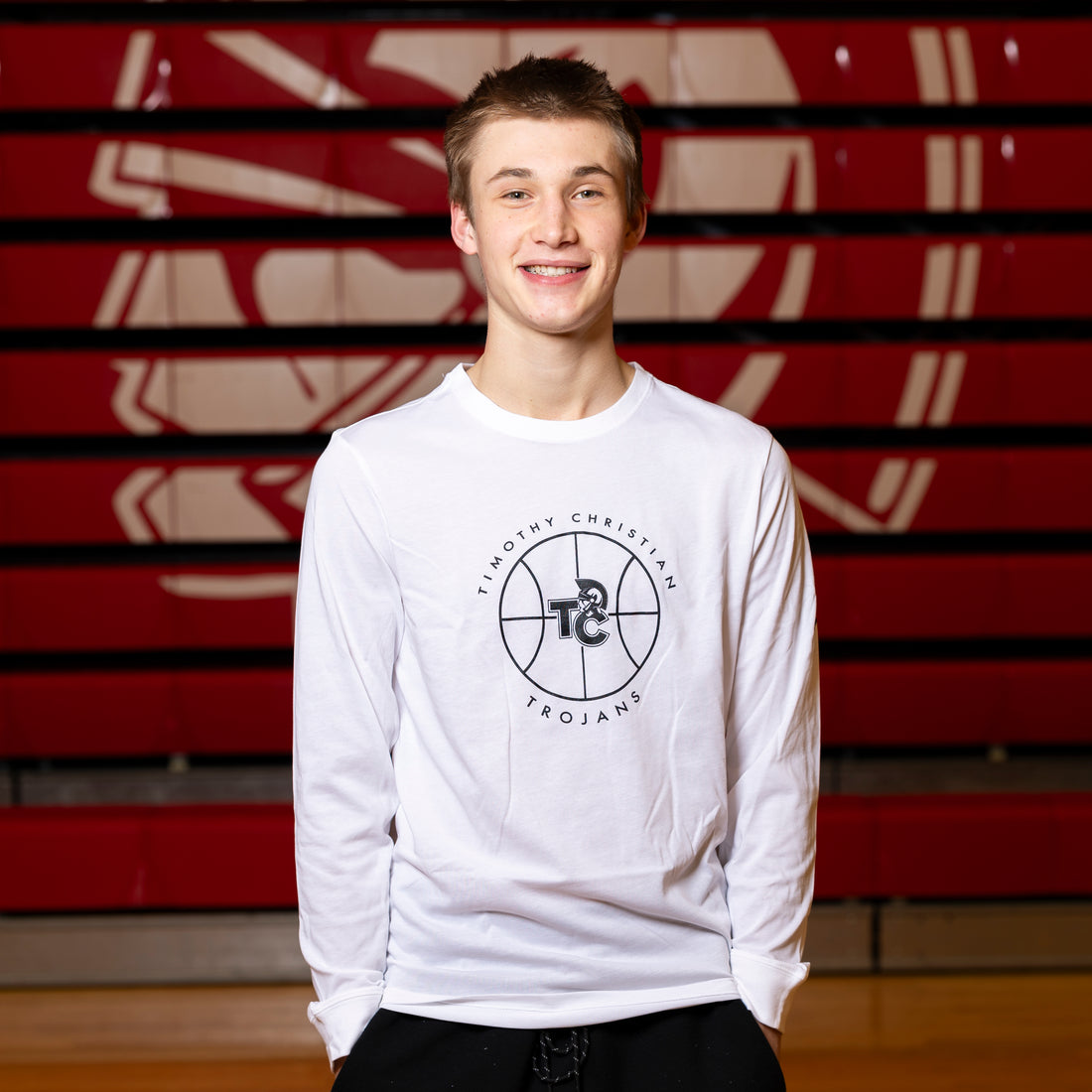 Nike White Basketball Long Sleeve