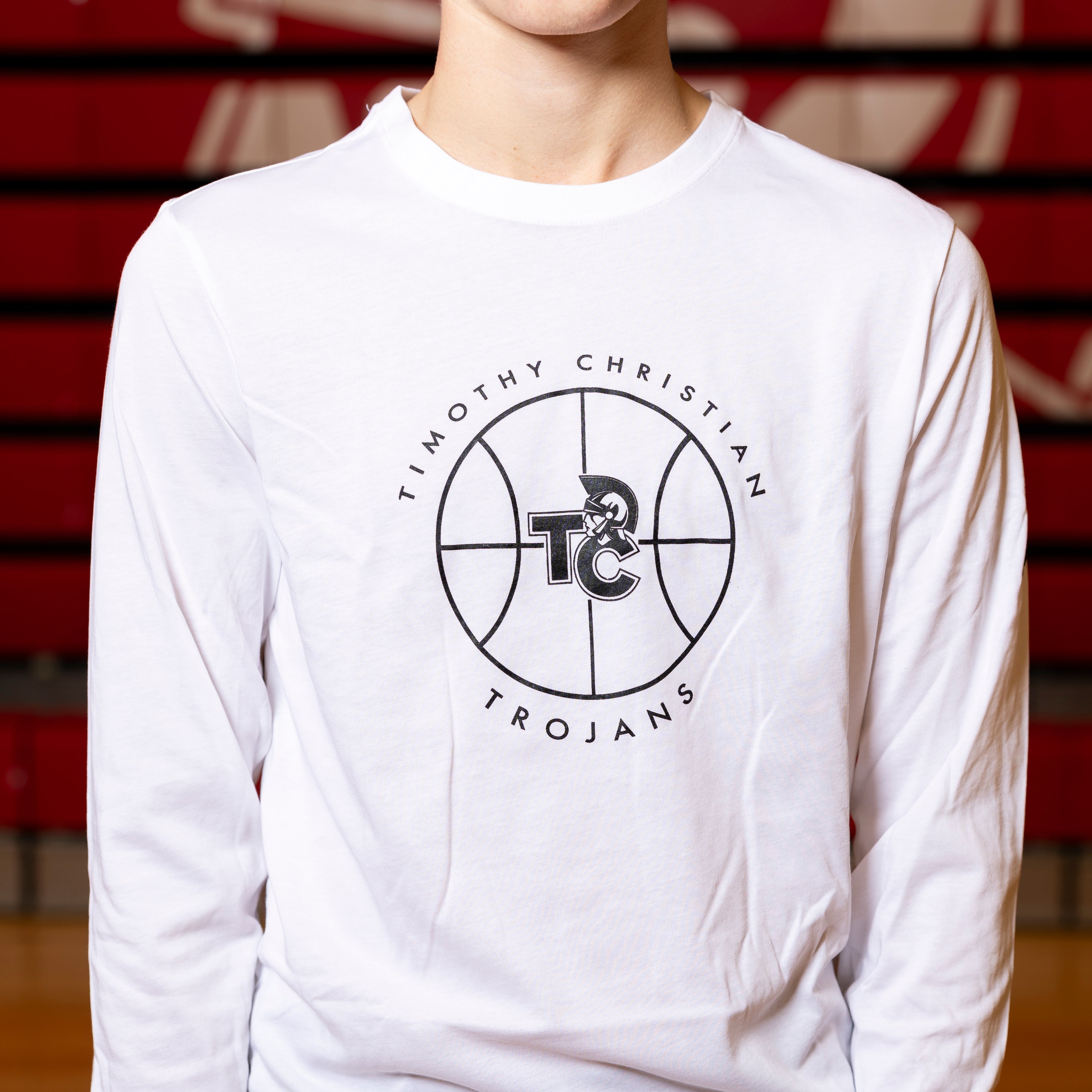Nike White Basketball Long Sleeve