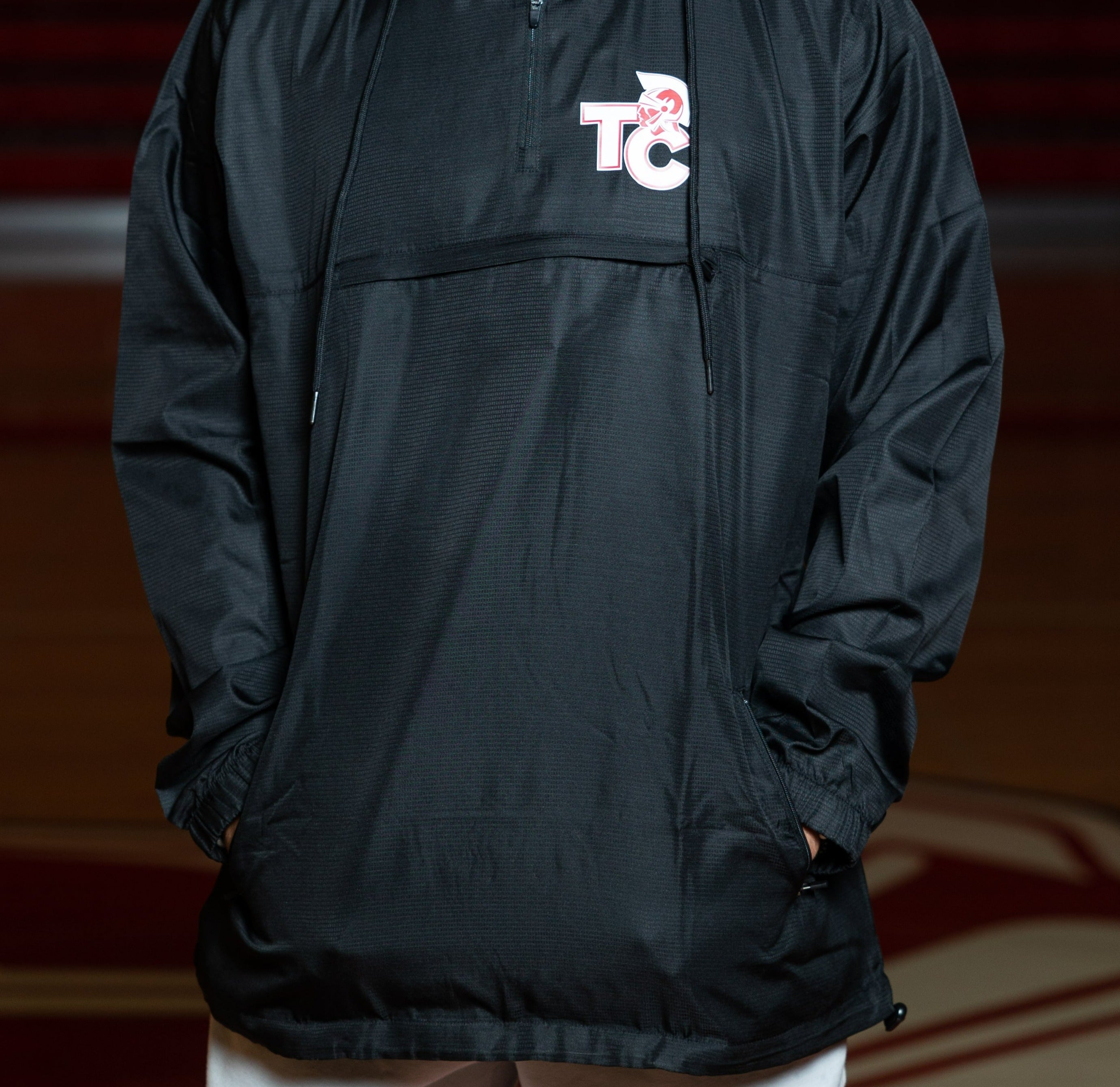 Black Windbreaker Jacket