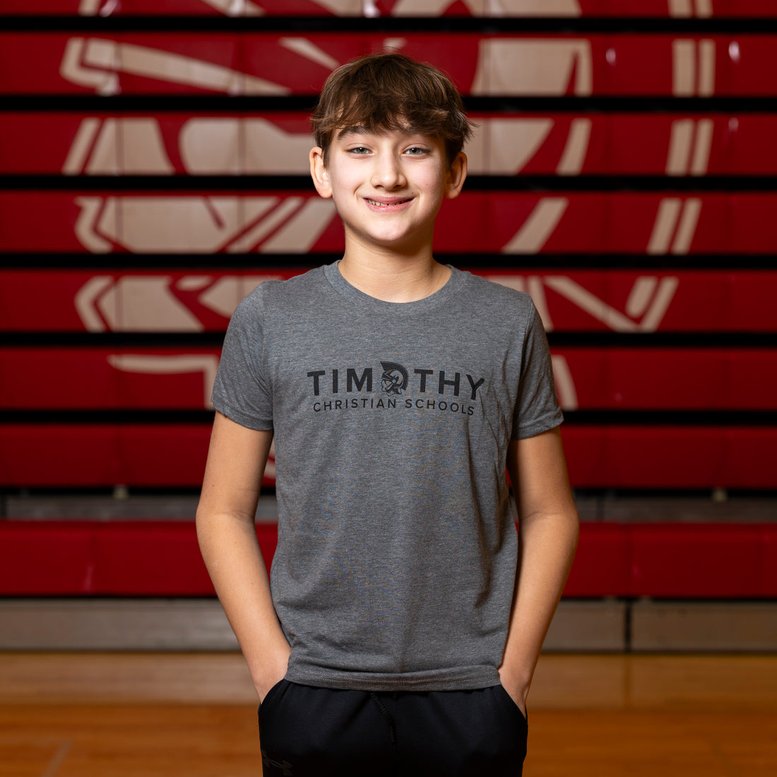 Youth Heathered Gray T-Shirt
