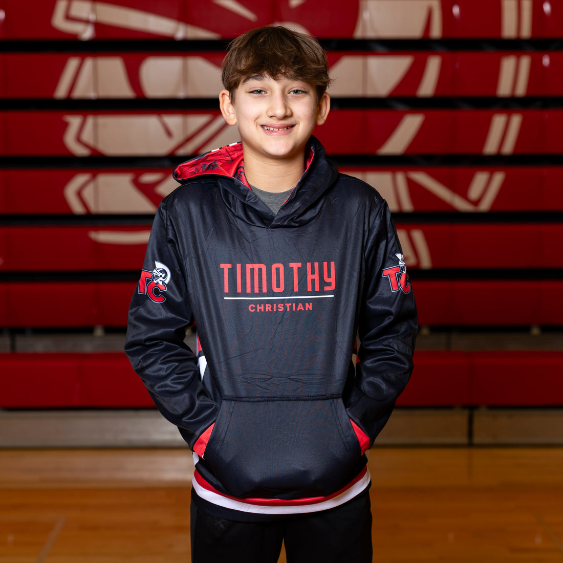 Youth Trojan Head Hoodie