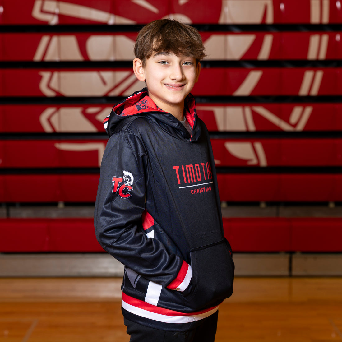 Youth Trojan Head Hoodie