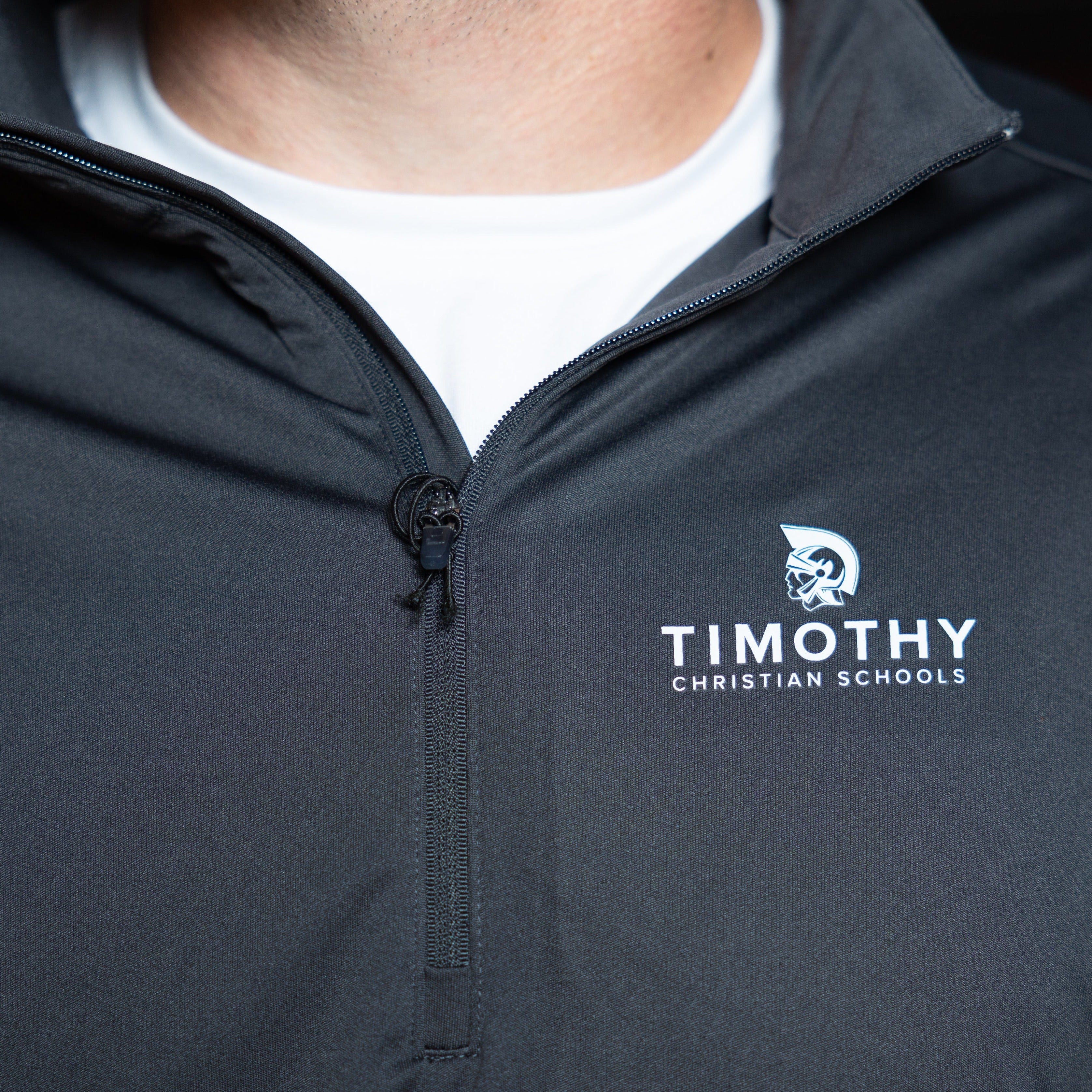 Adult Black Quarter Zip