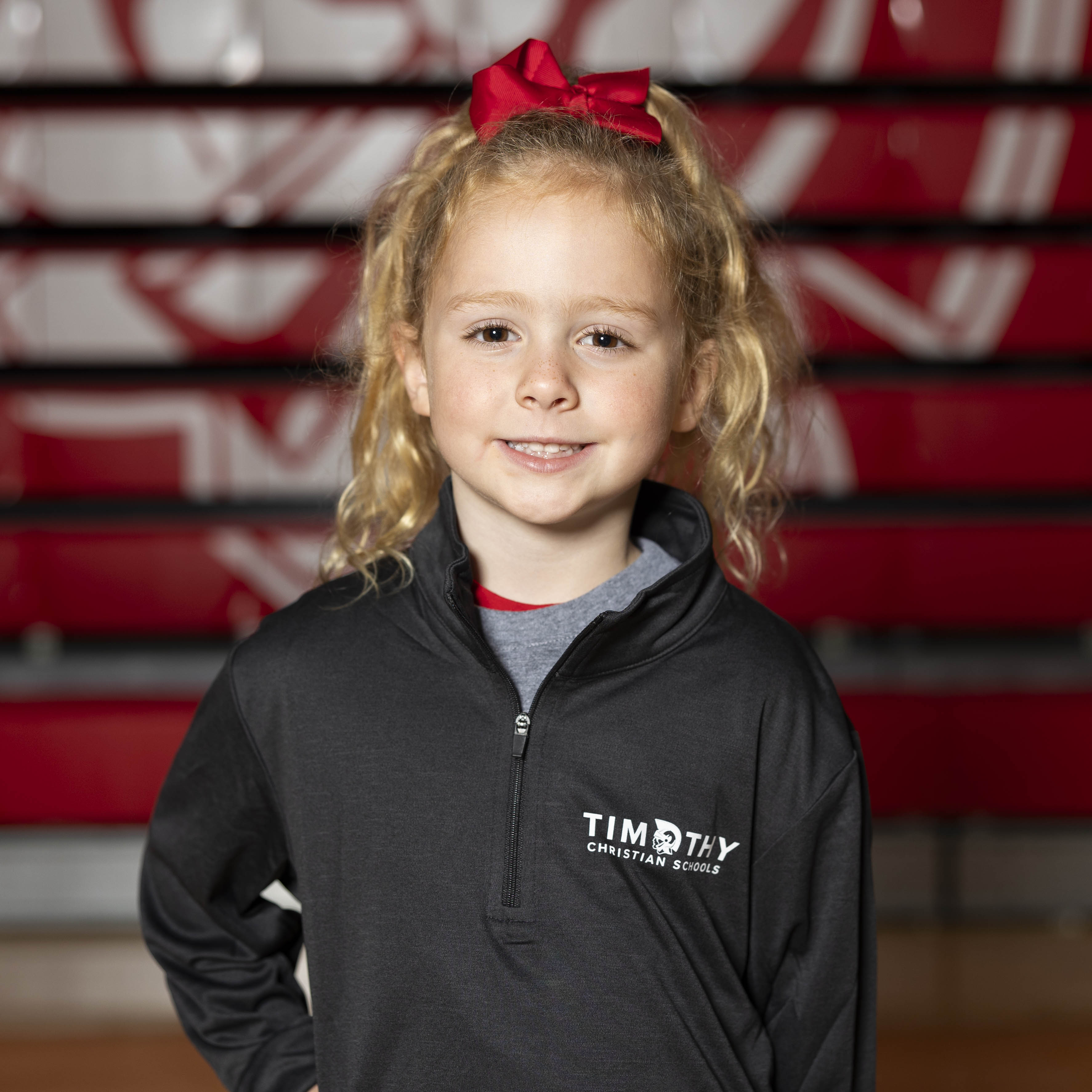 Youth Dark Gray Quarter Zip