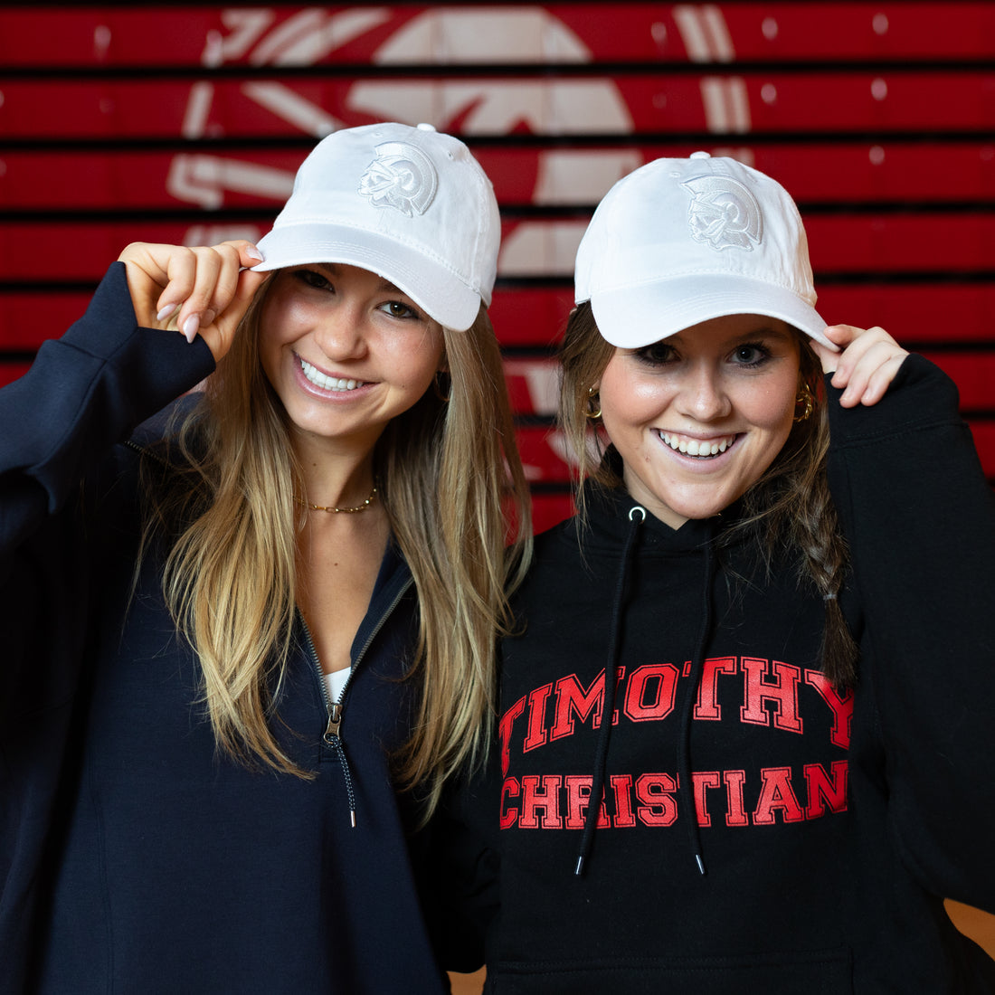 White Trojan Head Hat