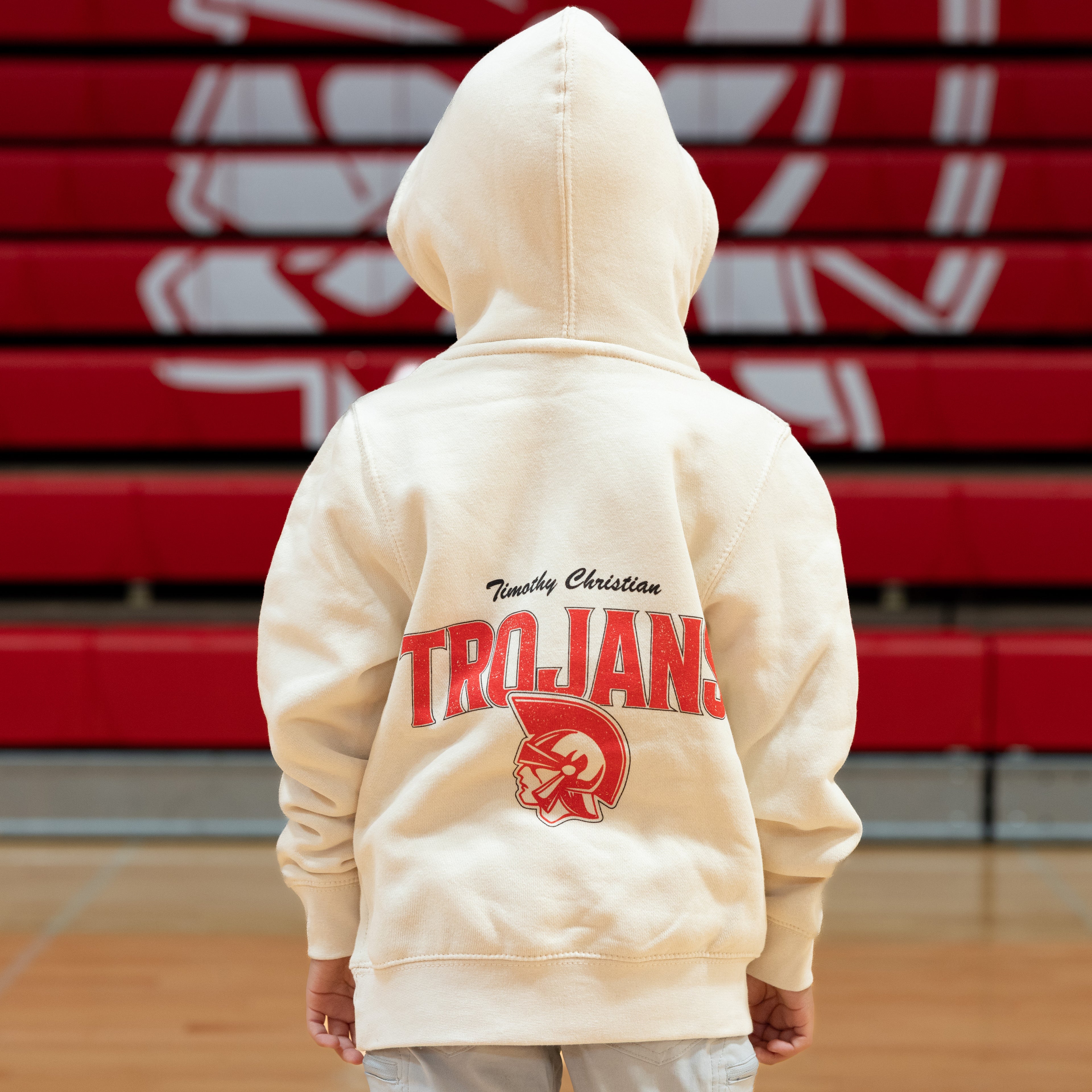 Youth Cream Trojans Hoodie
