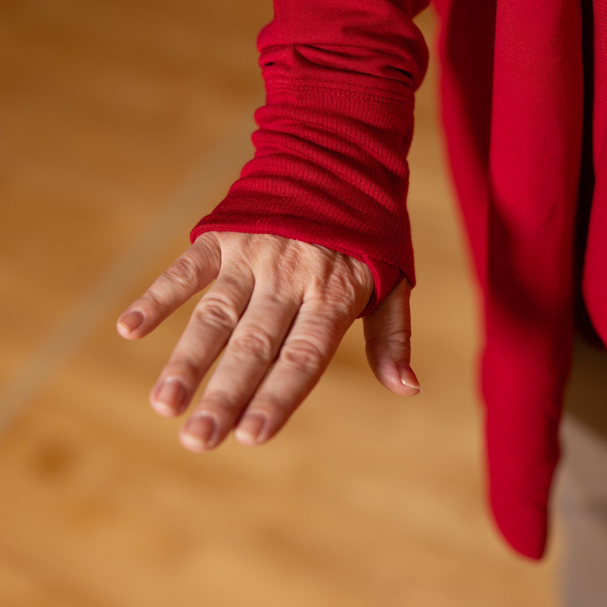Red Athleta Cardigan