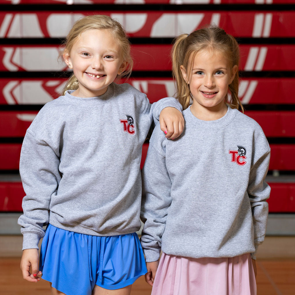 Youth Gray TC Crewneck