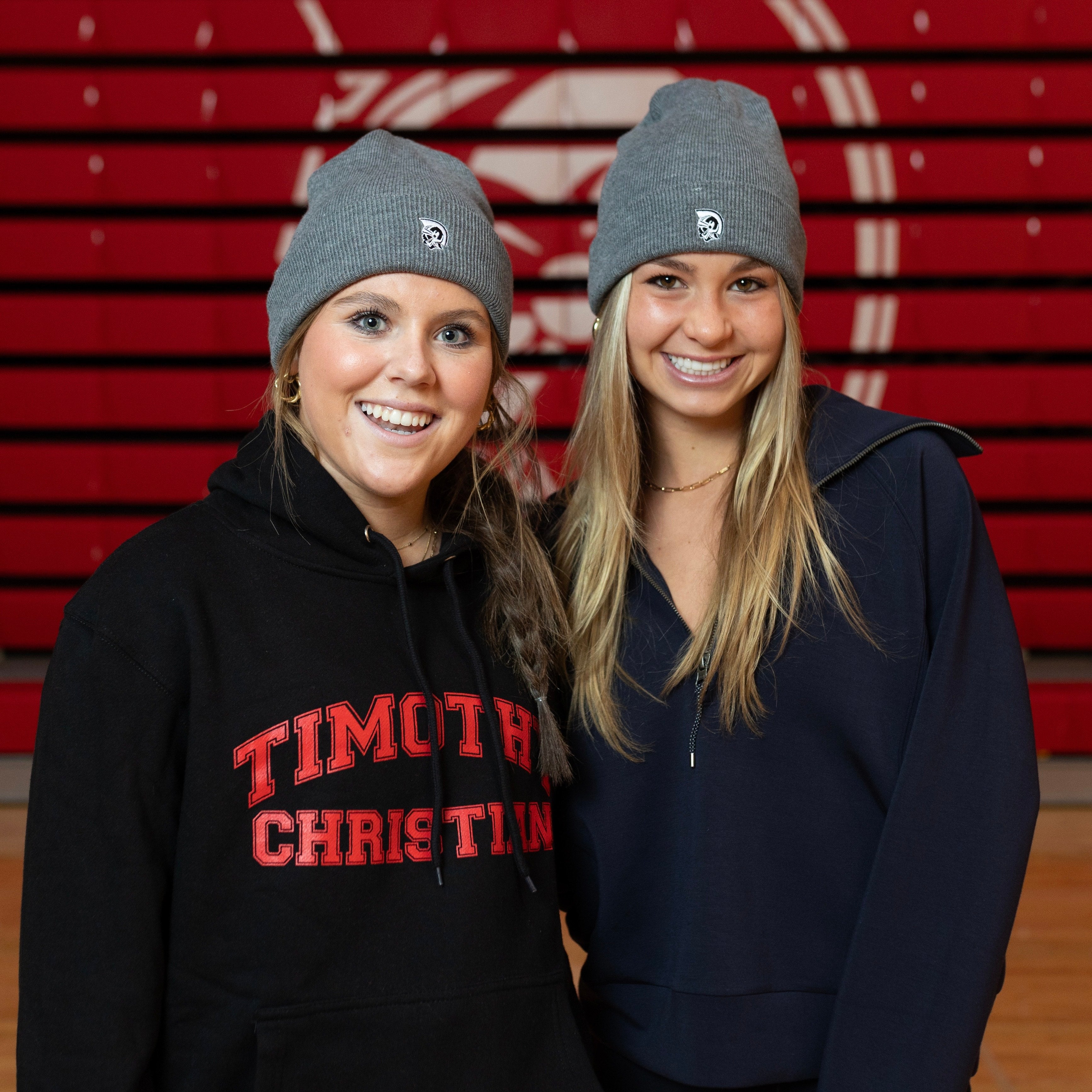 Gray Woven Winter Trojan Head Hat