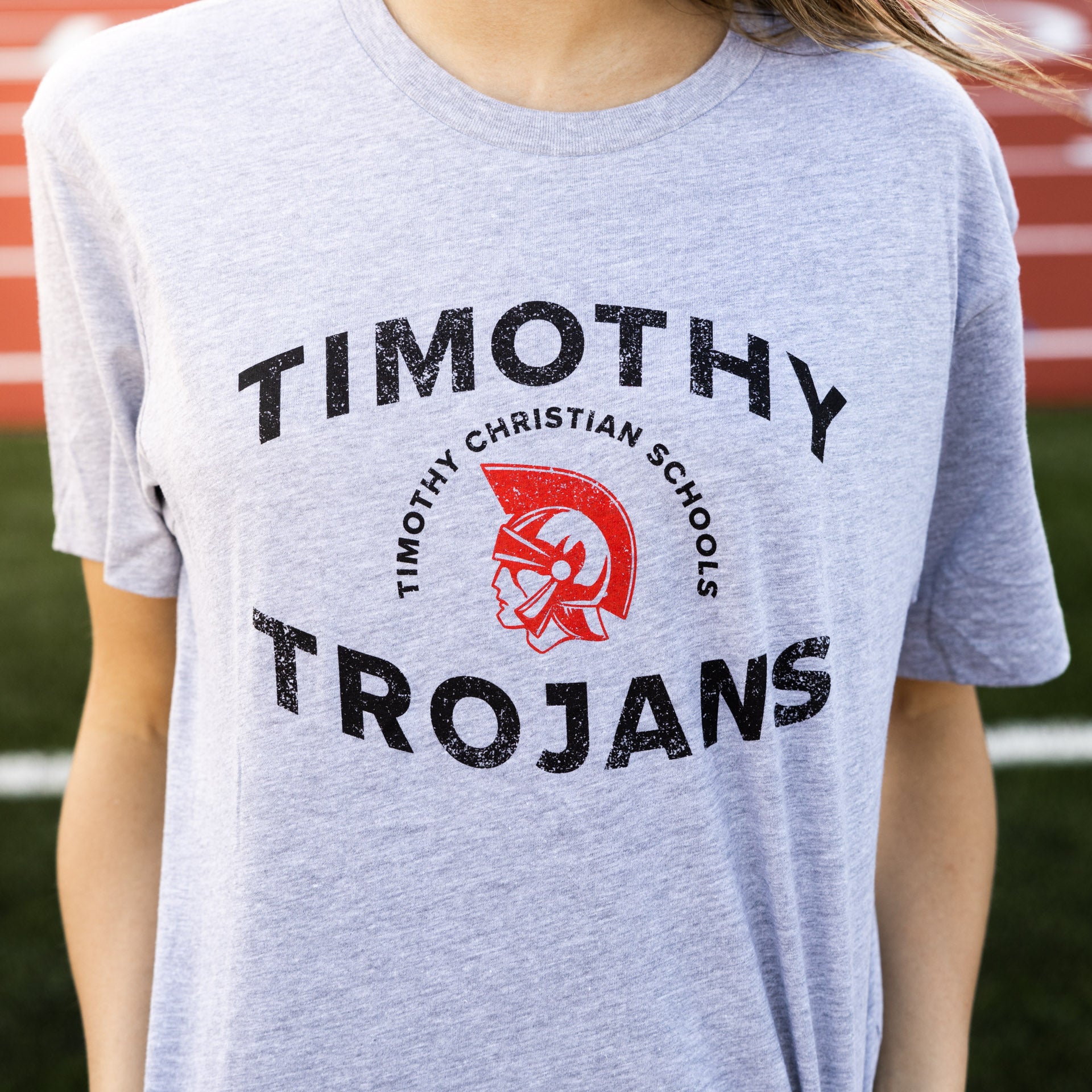 Gray "Timothy Trojans" T-Shirt