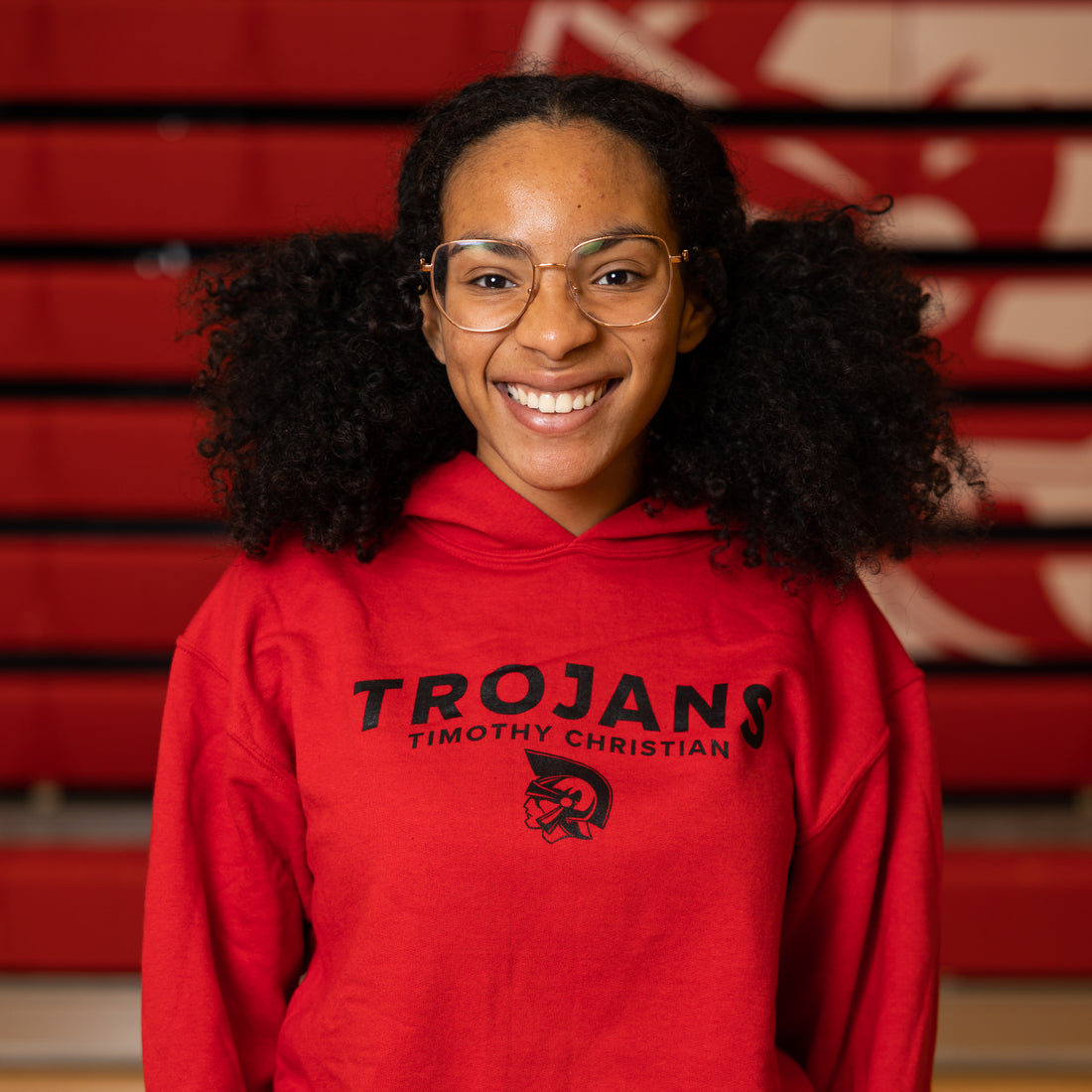Red Trojans Hoodie