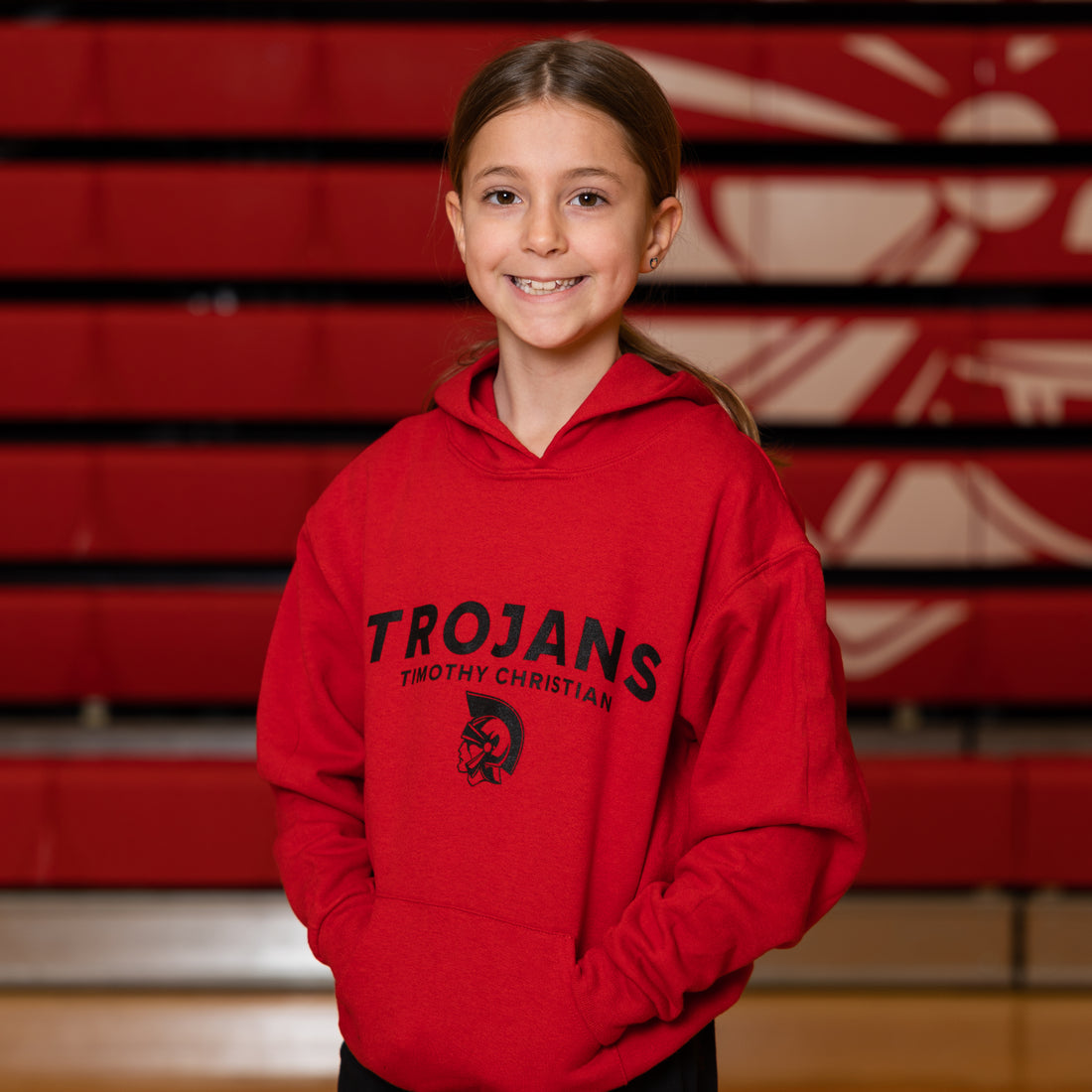 Youth Trojans Red Hoodie