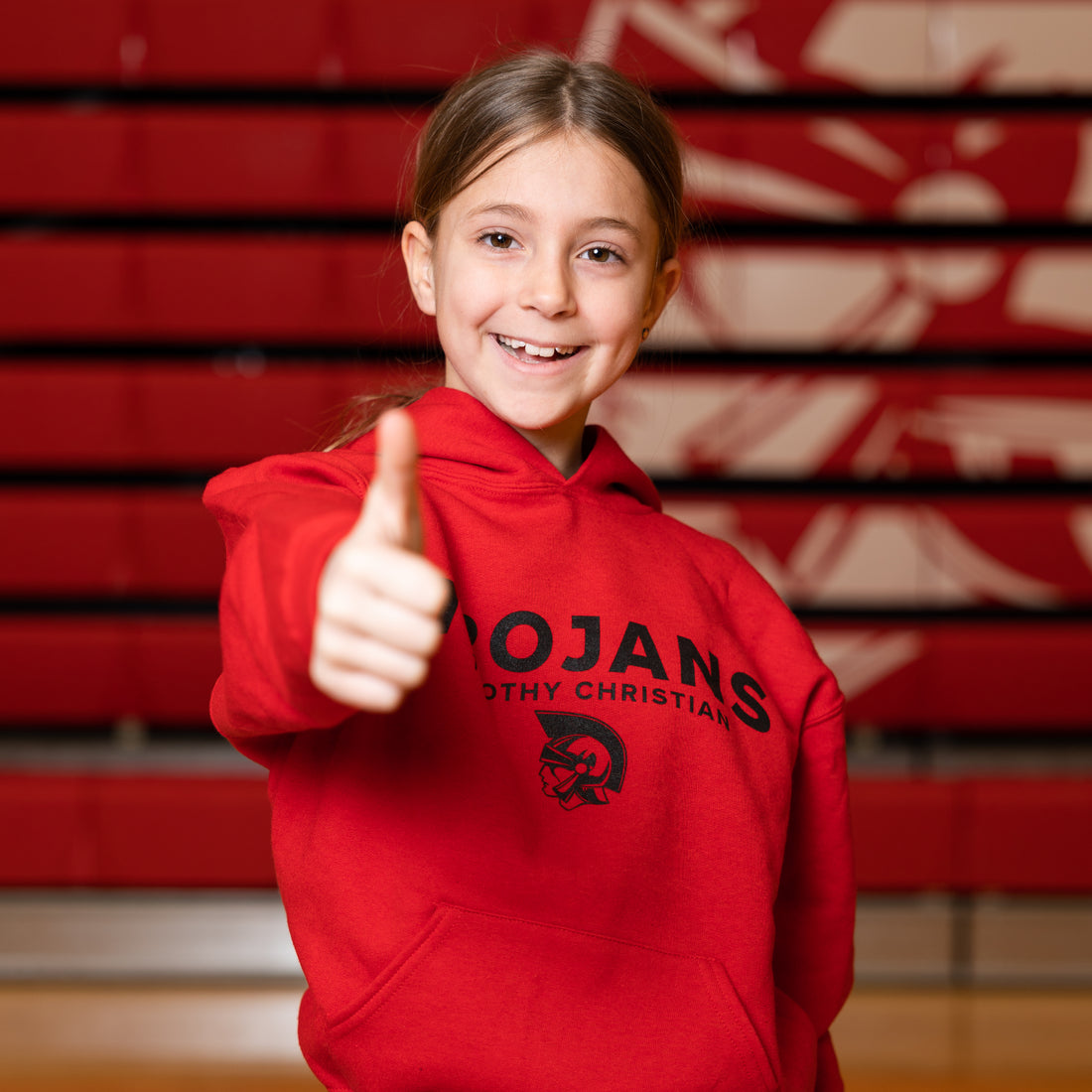 Youth Trojans Red Hoodie