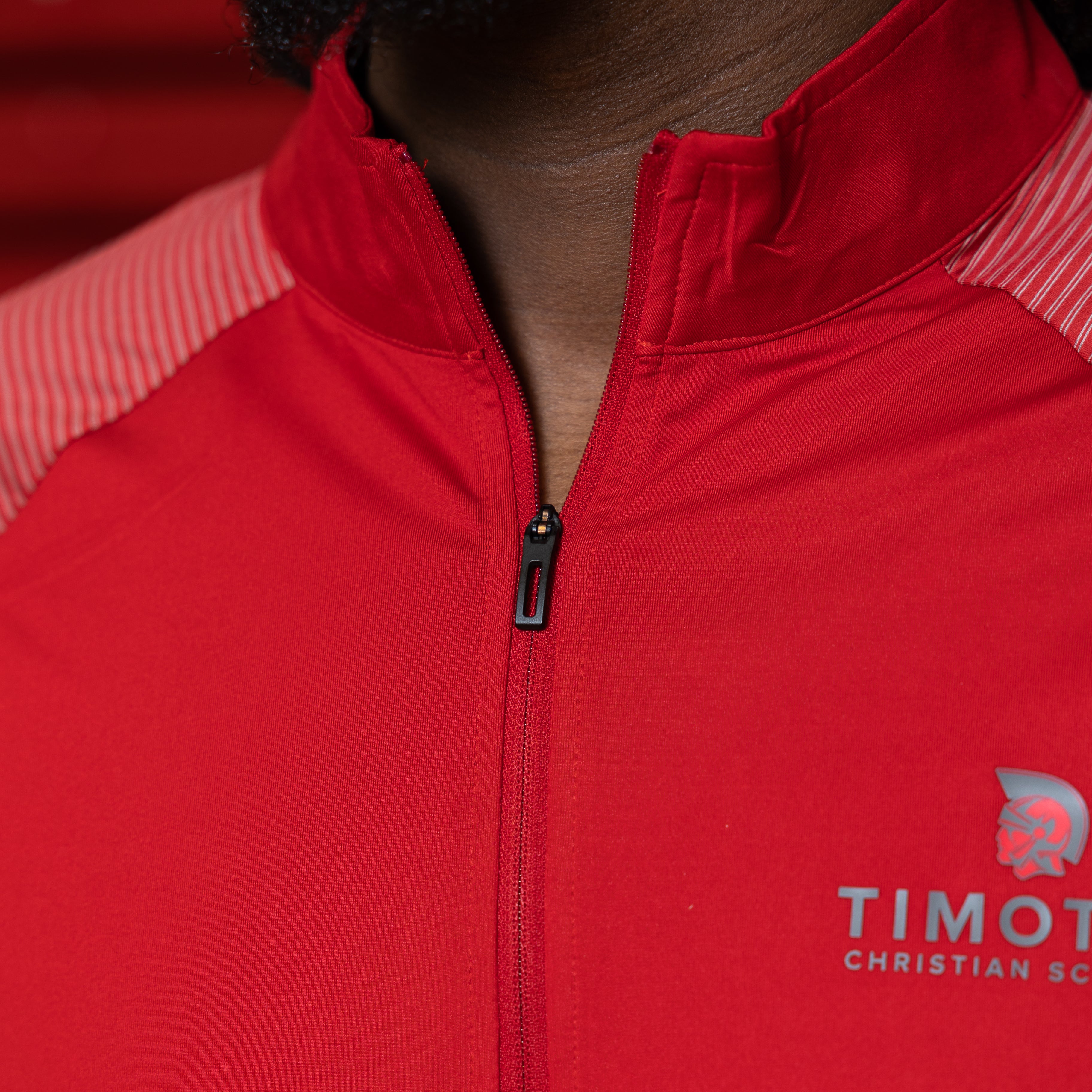 Red Adidas Quarter Zip