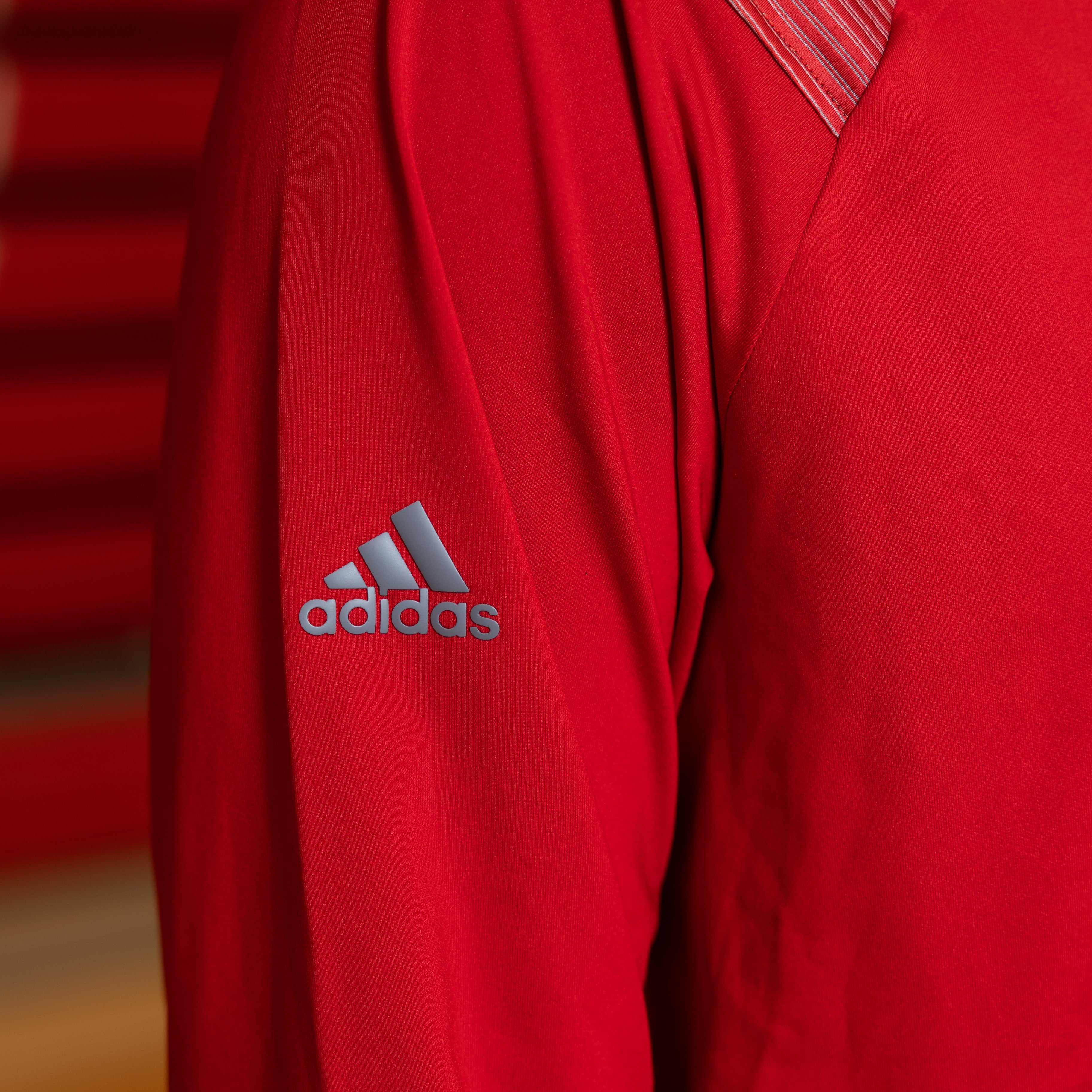 Red Adidas Quarter Zip