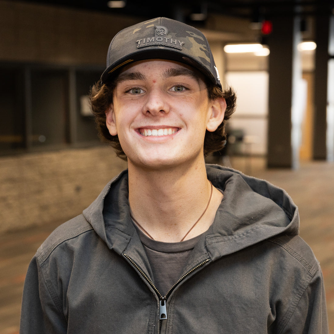 Camo Hat with Official Logo