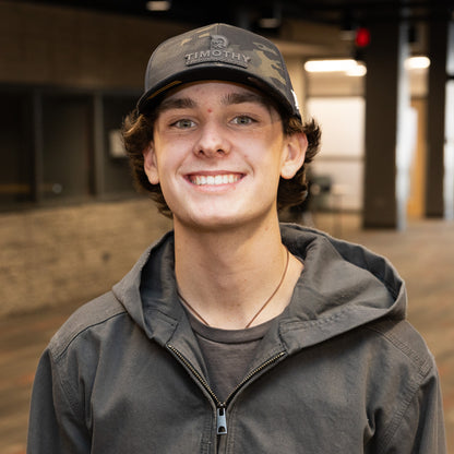 Camo Hat with Official Logo