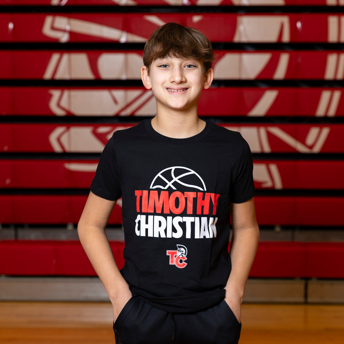 Youth Timothy Christian Basketball T-Shirt