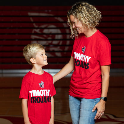 Timothy Trojans T-Shirt (Black or Red)