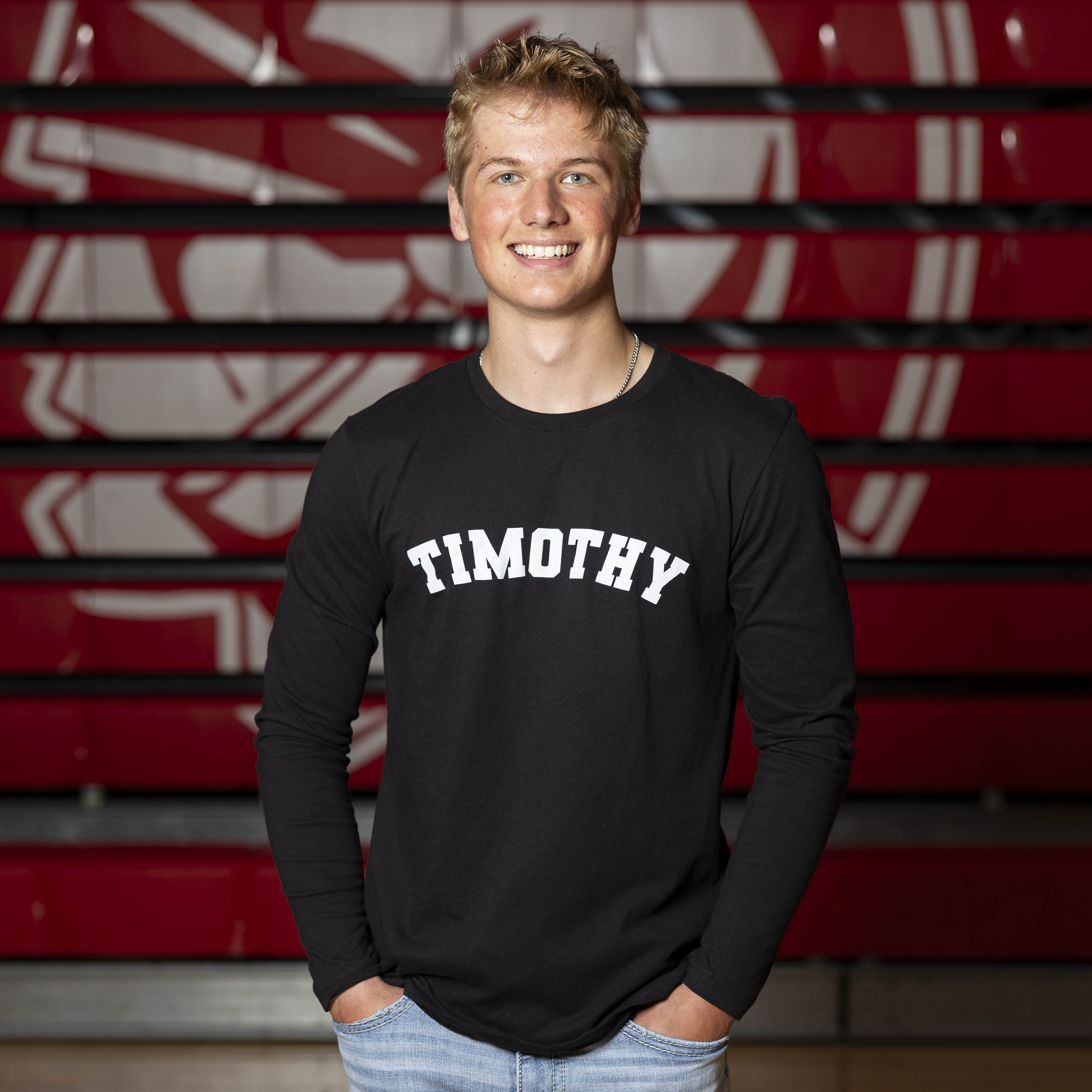 Collegiate Lettering Long Sleeve – Timothy Christian Schools