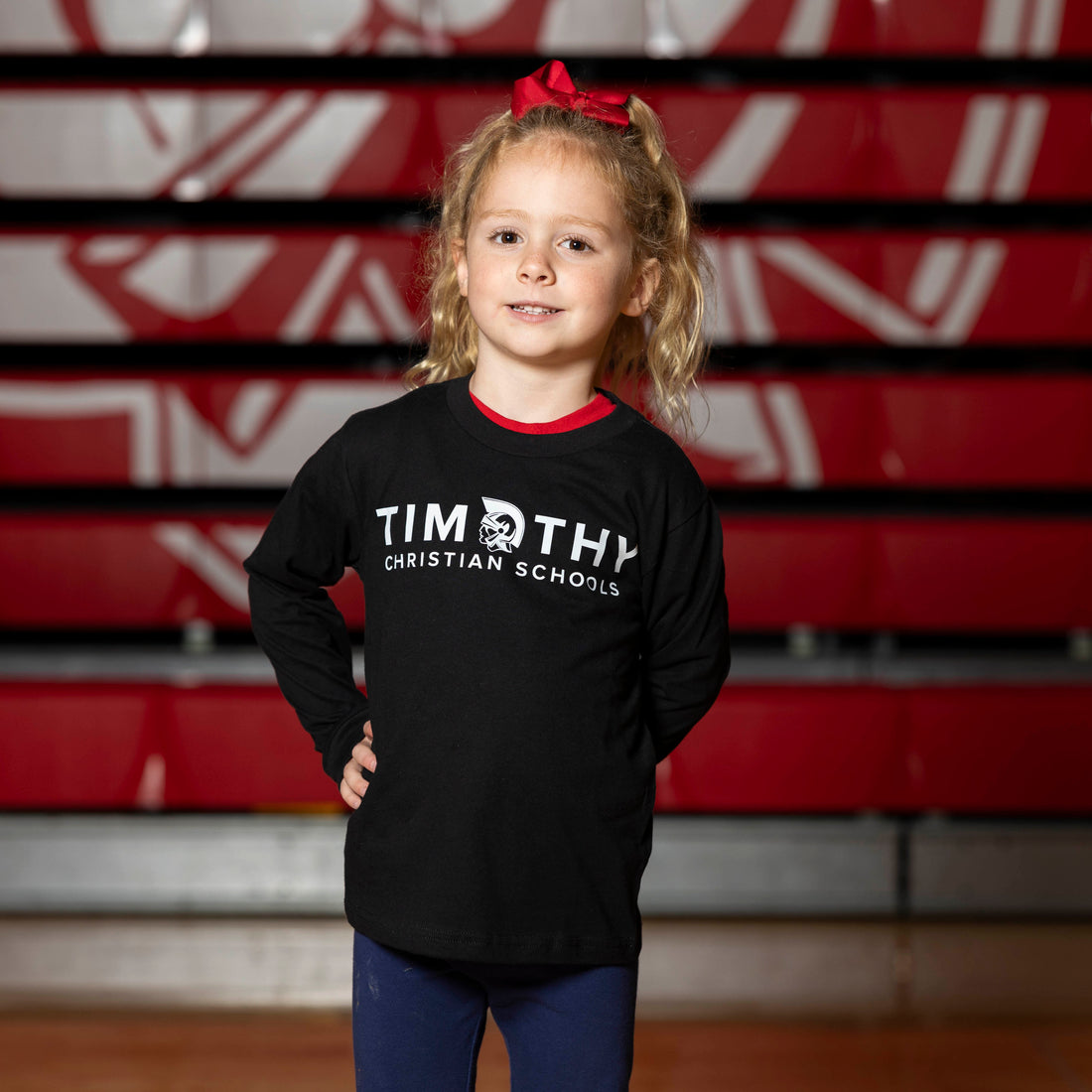 Youth Timothy Christian Long Sleeve (Red or Black)