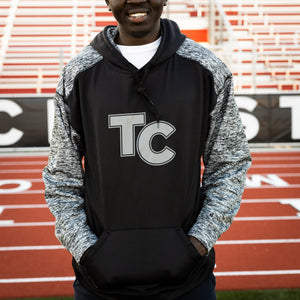 Speckled Sleeve Sweatshirt