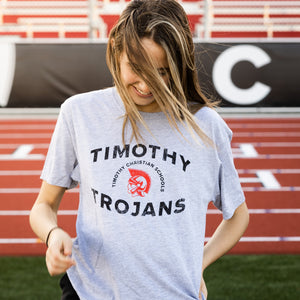 Gray "Timothy Trojans" T-Shirt