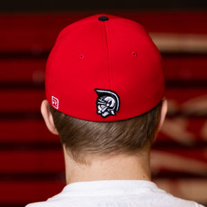 Red and Black "Timothy Trojans" Baseball Hat