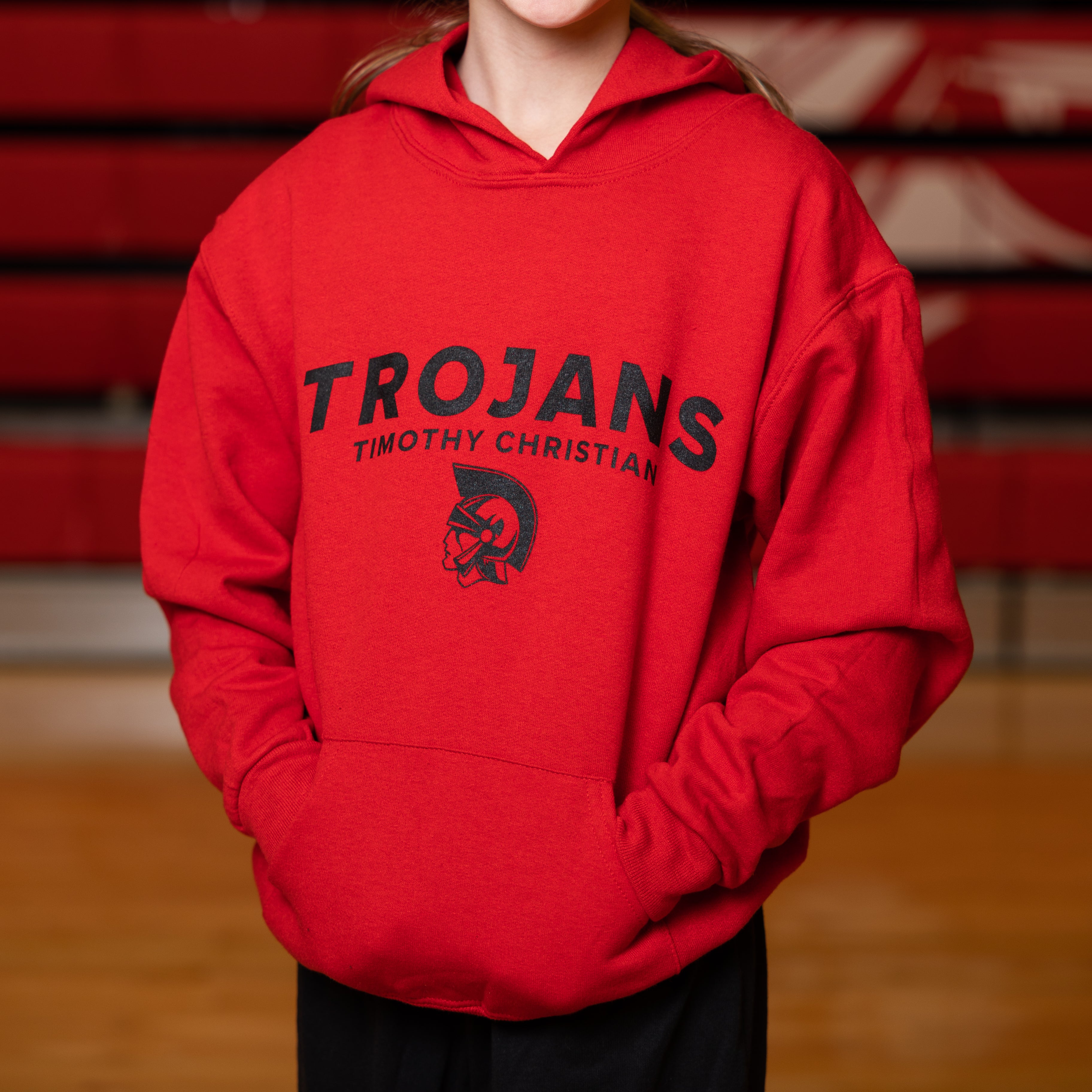 Youth Trojans Red Hoodie